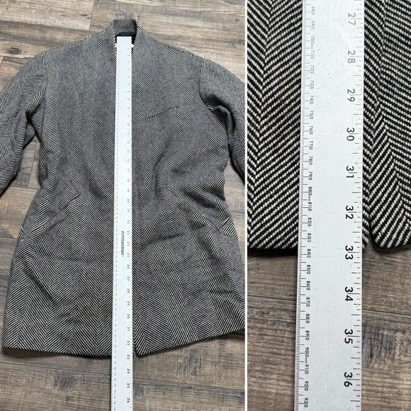 IRO Herringbone Wool Cashmere Blend Harringbone Jacket - Picture 9 of 11